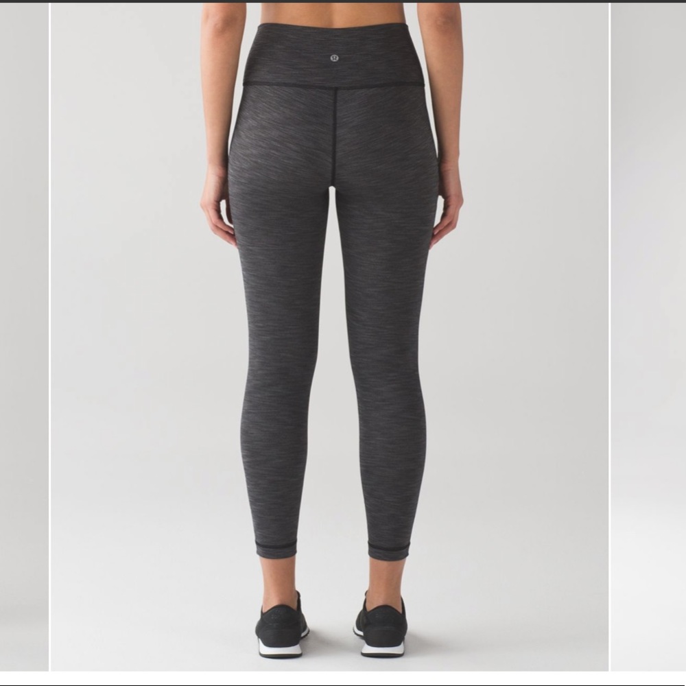 Lululemon High Times Pant Heathered Black size 4